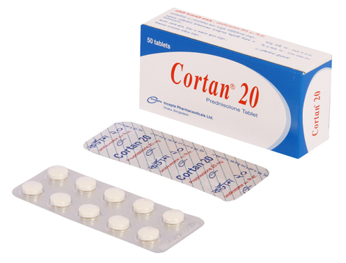 Picture of Cortan  20 Tablet